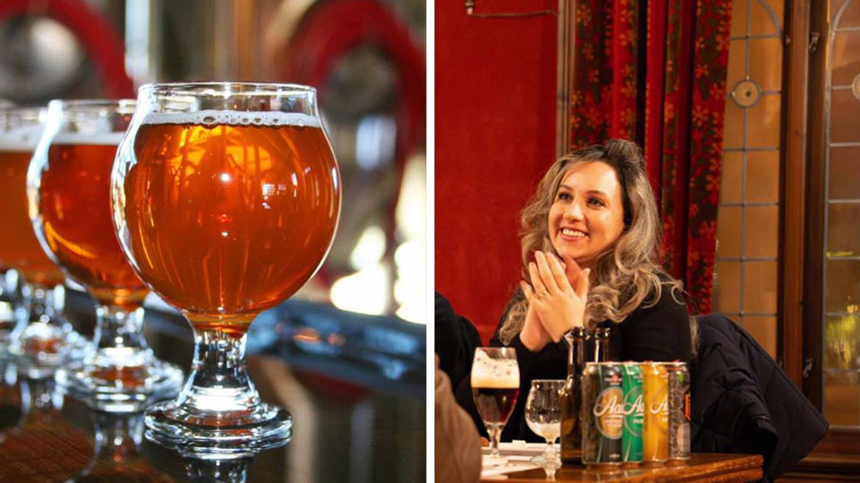 Damenes aften hos Aass Bryggeri med ølsmaking, buffet og konsert