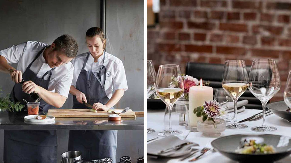 5-retters middag med vin i Oslo hos Kulinarisk Akademi