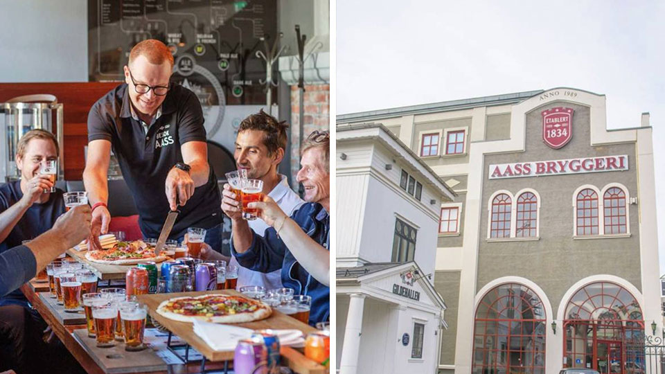 Bryggeribesøk med ølsmaking hos Aass Bryggeri med middag og omvisning