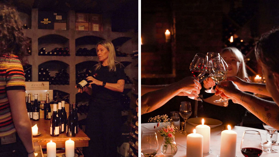 Vinsmaking på Klosteret i stemningsfull vinkjeller med 5 utvalgte viner